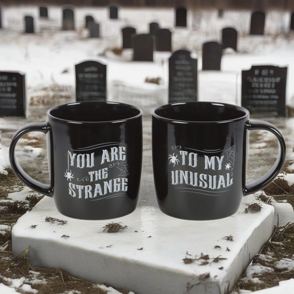You Are The Strange To My Unusual Pair of Mugs