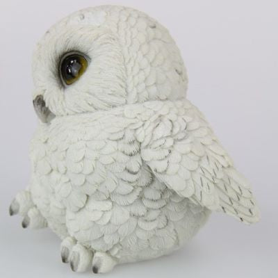 Cute white owl 12cm Decor The Crystal and Wellness Warehouse 